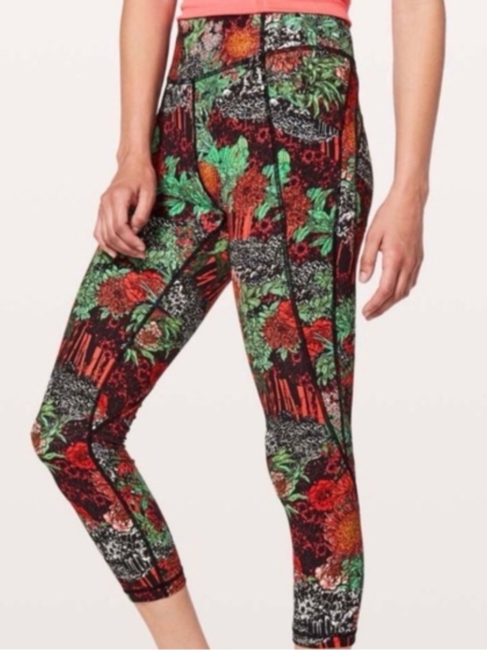 Lululemon Floral High-Rise Leggings - Bold Garden Print size 4 - Picture 2 of 8